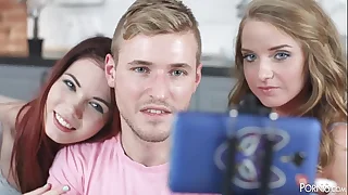 Lovenia & Sofi in Threesome